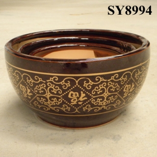 new products looking for buyer antique golden ceramic decoration pot