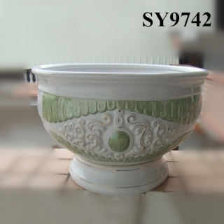 Special design glazed indoor decoration flower pot