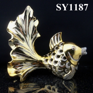 Indoor decor for sale fish galvanized home decoration