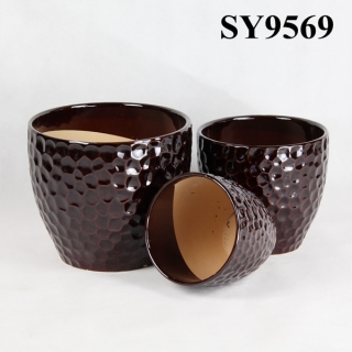 Cave liking bronze glazed pot wholesale