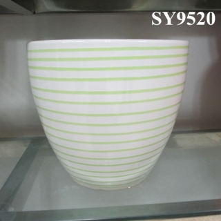 Candy color printing indoor planter pot wholesale