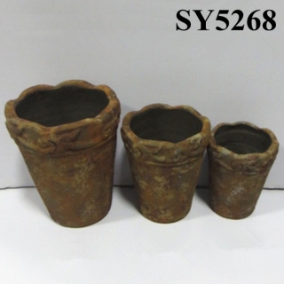 New product 2015 round indian clay pots