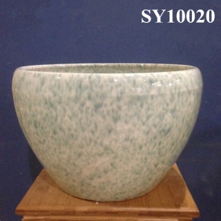 decorative ceramic round flower pot