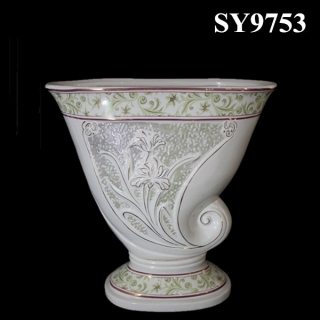 Hotsale cup shape Europe decoration pot