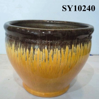 2015 ceramic sagging color garden flower pot