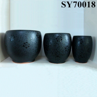 Blue beautiful flower pots wholesale pot