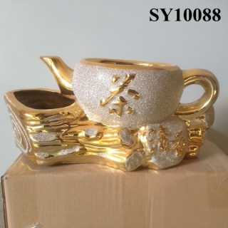 Exquisite Cup shaped galvanized home decor