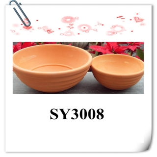 Bowl shape flower pots terracotta flower pots