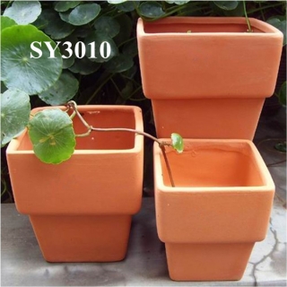 Flower pot porduct terracotta square planters pots