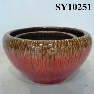 Decoration for home assorted color ceramic flower pot
