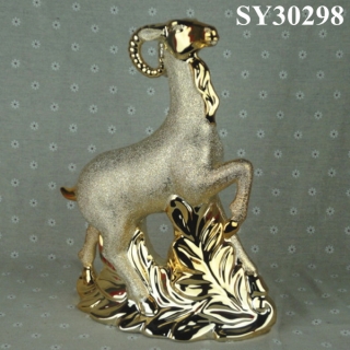 Decoration for home galvanized ceramic sheep decoration