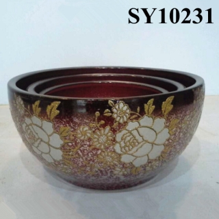 Pot for fower design decorative porcelain hotel pot plant