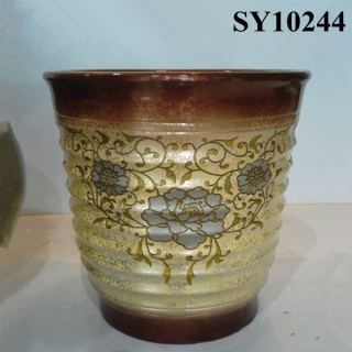 Pot for flower decorative gardern ceramic home pot