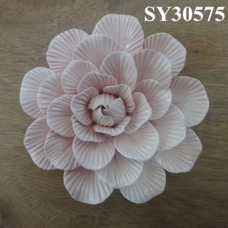 Pink decoration porcelain flower