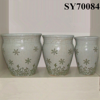 Hot sale ceramic flower pots wholesale