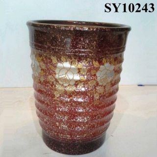New year ceramic home plant pot