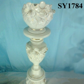 39 inch roman column flower design decoration school plant pot