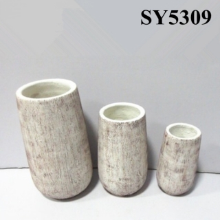 Small top tall decorationve flower holders large cement plant flower pots