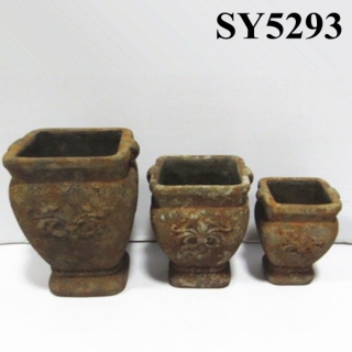 New design double side handle clay pot