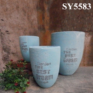 Decoration for pot cement outdoor garden pots