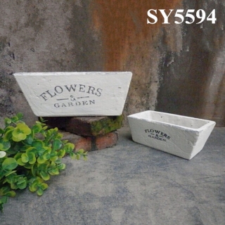 Cheap pots for garden decoration cement pot