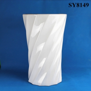 Hot sale white wholesale plant pots