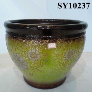Green bronze porcelain chaozhou pot