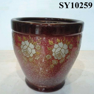 Chinese tradtional ceramic gift flower pot