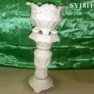 Pot for planter 39 inch roman column decoration wedding pot