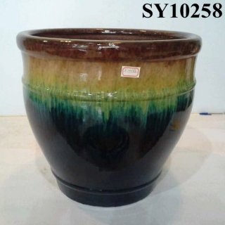 Pot for flower colorful decoration porcelain garden pot