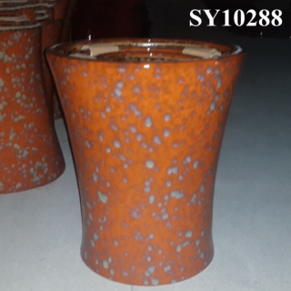 Pot for plant granite pattern porcelain decoration pot