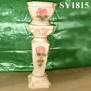Pot for fower beautiful roman column decoration home pot