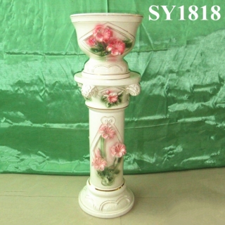 Pot for flower 2015 new roman column decoration gate pot