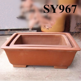 Saqure outdoor ceramic pots large