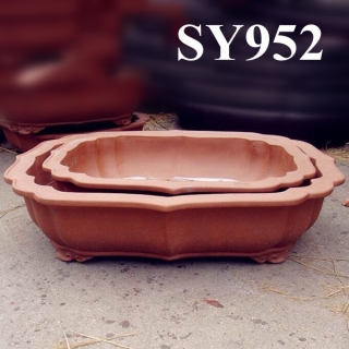 Garden decorative terracotta bonsai planter