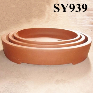 Terracotta bonsai planter for sale garden decorative oval bonsai pot