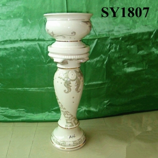 Pot for planter 39 inch roman column decoration home pot
