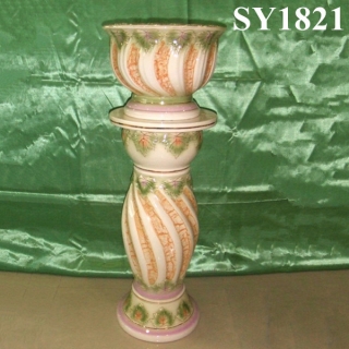 39 inch roman column decoration school flower pot