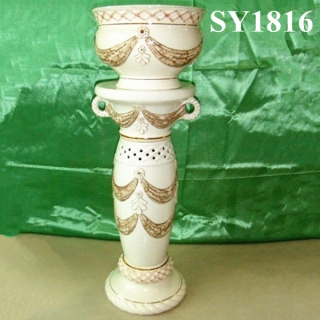 39 inch roman column decoration yard flower pot