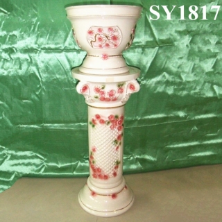 39 inch roman column decoration meeting pot