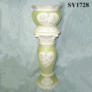 36 inch roman style gate pot set