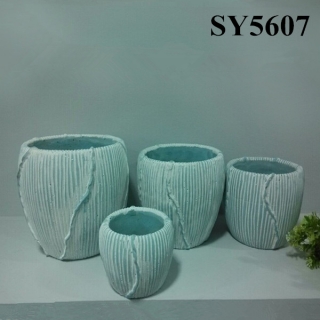 New products 2015 round indoor color planter pot