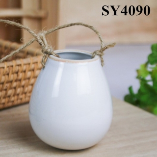 3 inches ceramic hanging flower pot