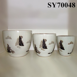 Outdoor and indoor chinese garden pots wholesale