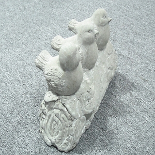 Concrete cement garden bird statue