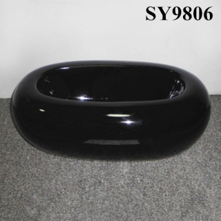 Fashion design oval ceramic garden planter