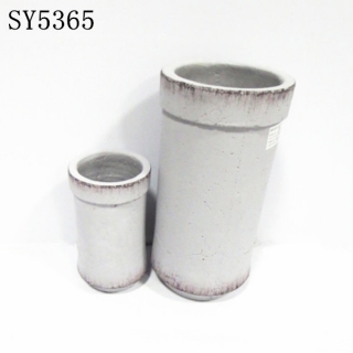 Pot for garden round cement flower pot wholesale