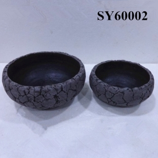 cracked finish terracotta planter pot wholesale