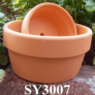 Pot for sale round terracotta bowl planter