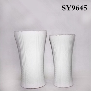 Vetical tall ceramic garden large flower pot